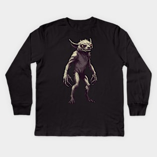 El Chupacabra Kids Long Sleeve T-Shirt